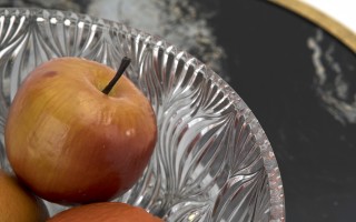 Misa kryształowa 25 cm Onion