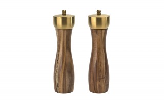 Zestaw 2 młynków ręcznych do soli i pieprzu Starke Pro Epirus