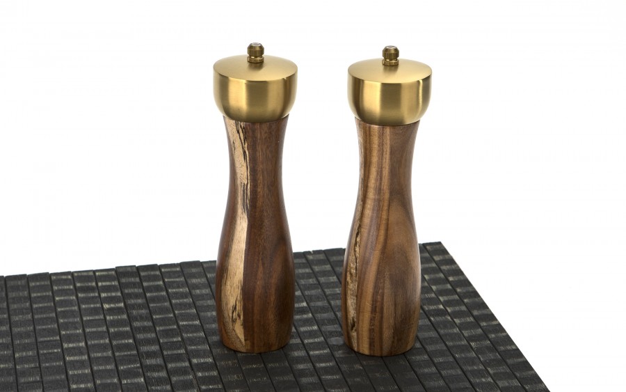 Zestaw 2 młynków ręcznych do soli i pieprzu Starke Pro Epirus