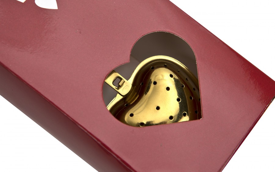 Zaparzacz metalowy 'SERCE"