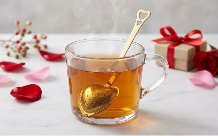 Zaparzacz metalowy 'SERCE"