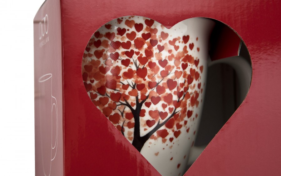 Kubek porcelanowy 650 ml Drzewo