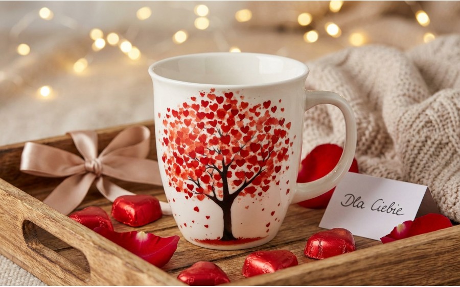 Kubek porcelanowy 650 ml Drzewo