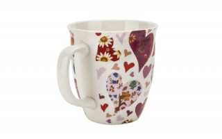 Kubek porcelanowy 650 ml Różowe Serca