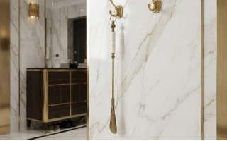 Łyżka do butów 171065 kremowo złota