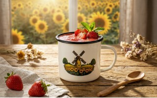 Kubek emaliowany 700 ml Młyn