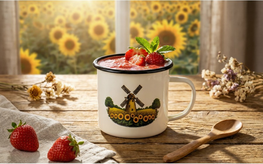 Kubek emaliowany 700 ml Młyn