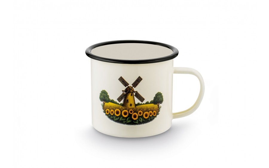 Kubek emaliowany 500 ml Młyn