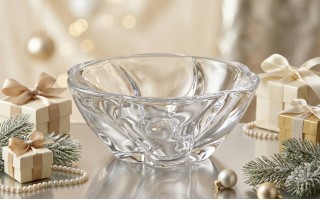 Salaterka kryształowa 28 cm Barley Bohemia