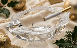 Kryształowa popielnica Barley Bohemia