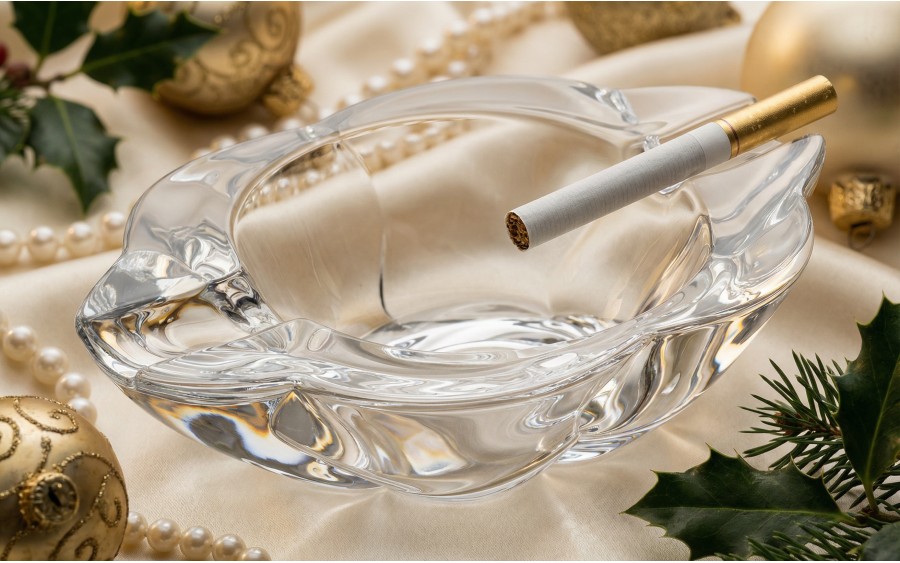 Kryształowa popielnica Barley Bohemia