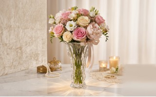 Wazon kryształowy 30,5 cm Fortune