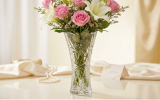 Wazon kryształowy Pinwheel 30cm