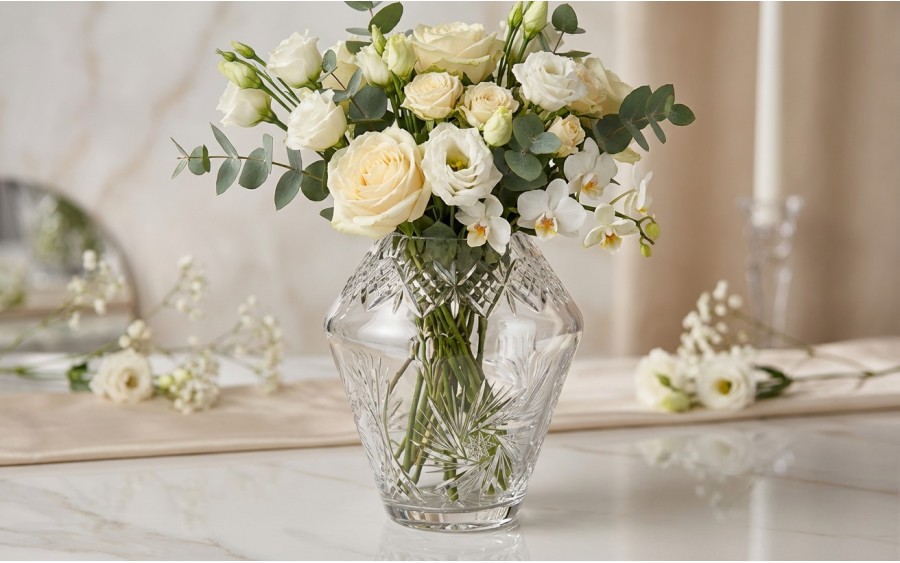 Wazon kryształowy 17,5 cm "Młynek"