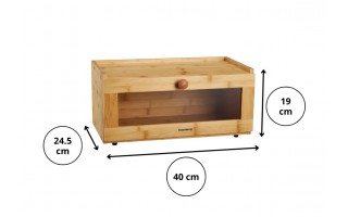 Chlebak bambusowy duży KB7924