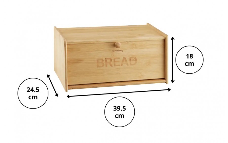 Chlebak bambusowy KB-7933
