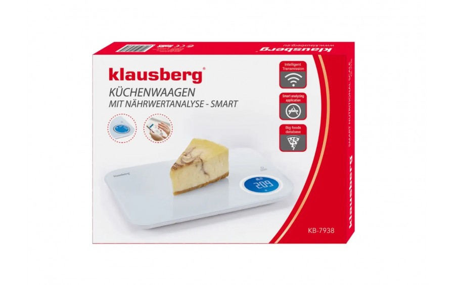Waga kuchenna do 5kg Bluetooth KB-7938 biała