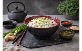 Miska 2,2L Asia czarno-czerwona