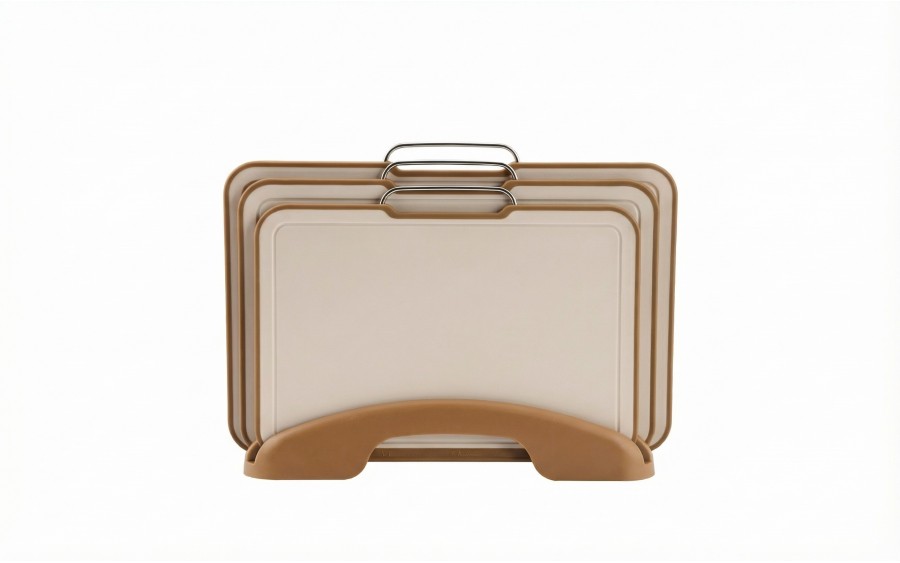 Zestaw 3 desek do krojenia na podstawce MR-1788