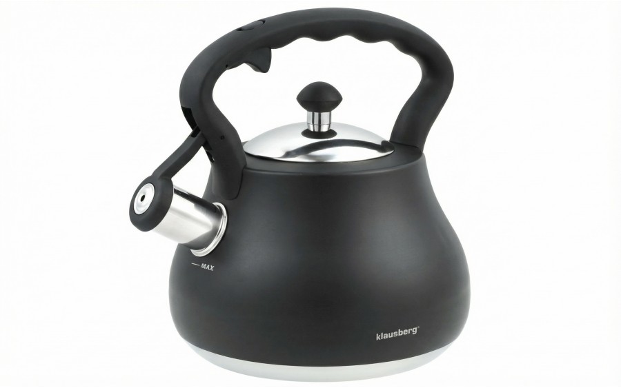 Czajnik tradycyjny 2,7 L nierdzewny KB-7446 czarny mat