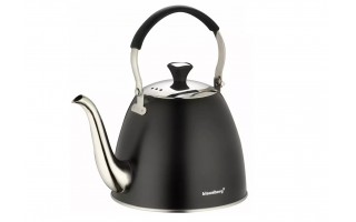 Czajnik zaparzacz z sitkiem 1,1 L czarny KB-7570