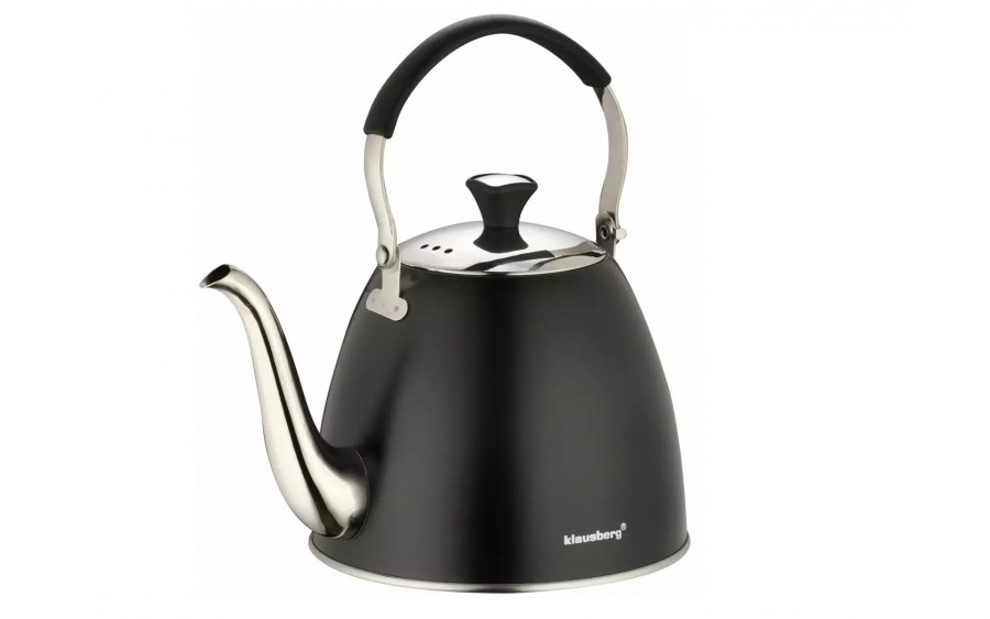 Czajnik zaparzacz z sitkiem 1,1 L czarny KB-7570