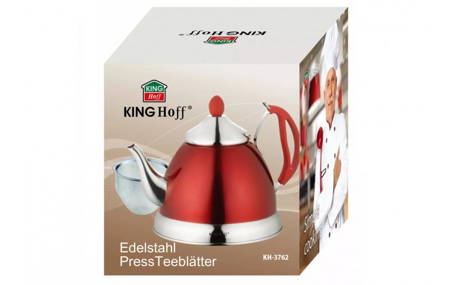 Zaparzacz do herbaty 1 L czarny KH-3762 mix kolorów