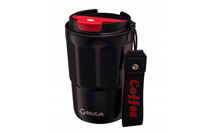 Kubek termiczny bidon 350 ml Coffee 23058 czarny