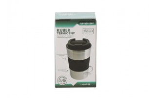 Kubek termiczny 350 ml Z NAKŁADKĄ ANTYPOŚLIZGOWĄ 4040
