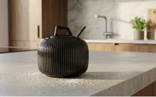 Cukiernica z pokrywką Osborn czarny połysk