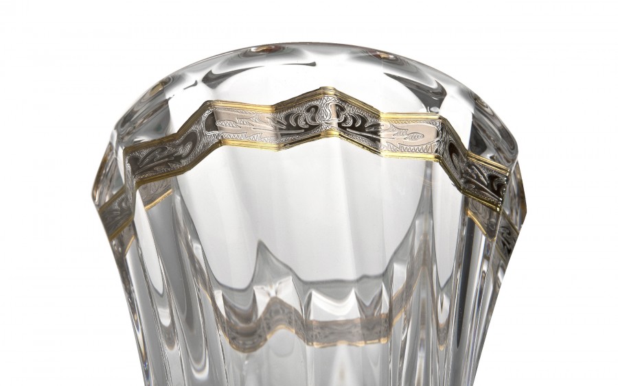 Wazon kryształowy 28 cm Picadelli Royal Gold