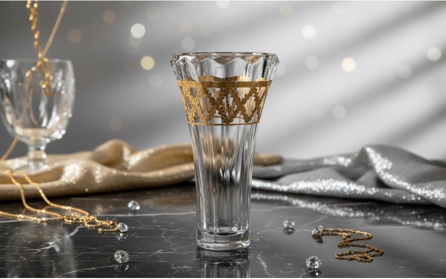 Wazon kryształowy 28 cm Picadelli