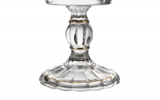 Misa kryształowa 21 cm na nodze Picadelli Royal Gold