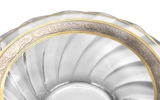 Misa kryształowa 21 cm na nodze Picadelli Royal Gold