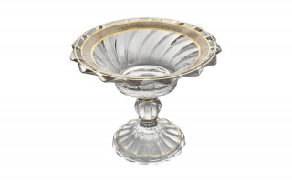 Misa kryształowa 21 cm na nodze Picadelli Royal Gold