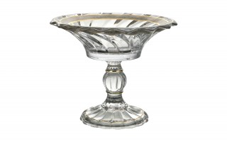 Misa kryształowa 21 cm na nodze Picadelli Royal Gold