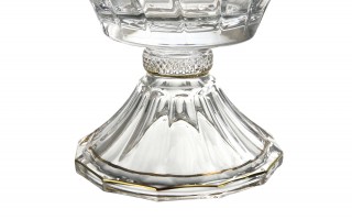 Misa kryształowa 30 cm na nodze Picadelli Royal Gold