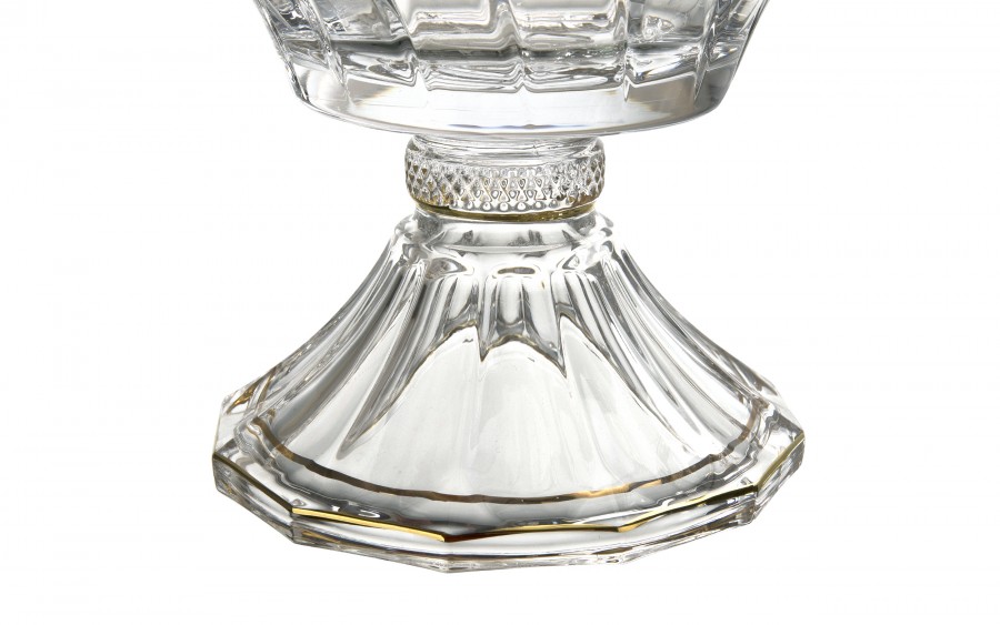 Misa kryształowa 30 cm na nodze Picadelli Royal Gold