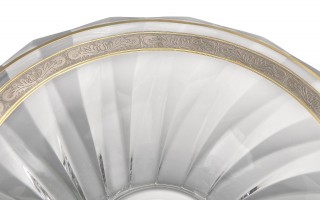 Misa kryształowa 30 cm na nodze Picadelli Royal Gold