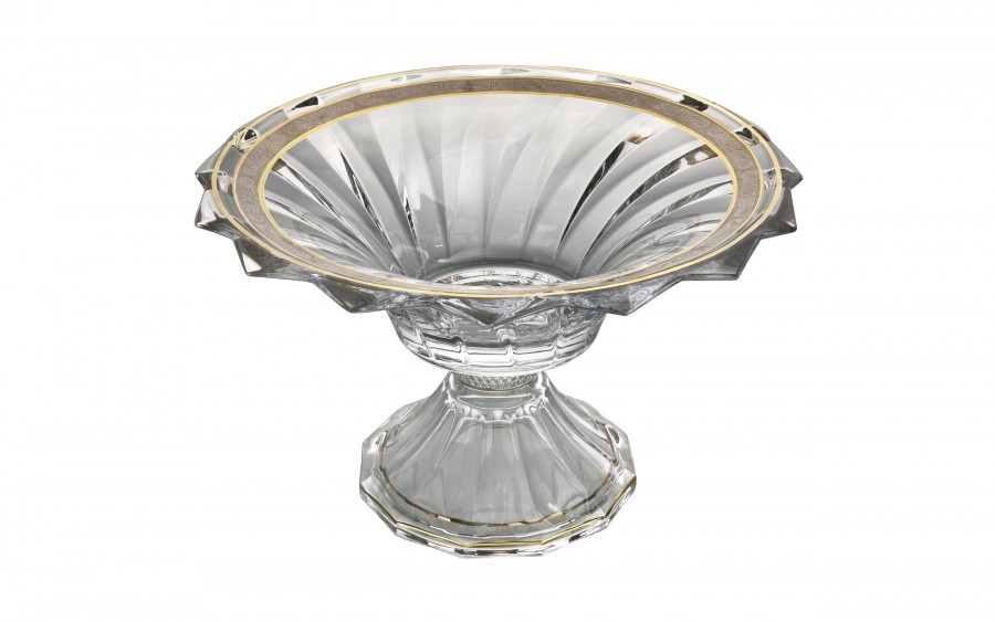 Misa kryształowa 30 cm na nodze Picadelli Royal Gold