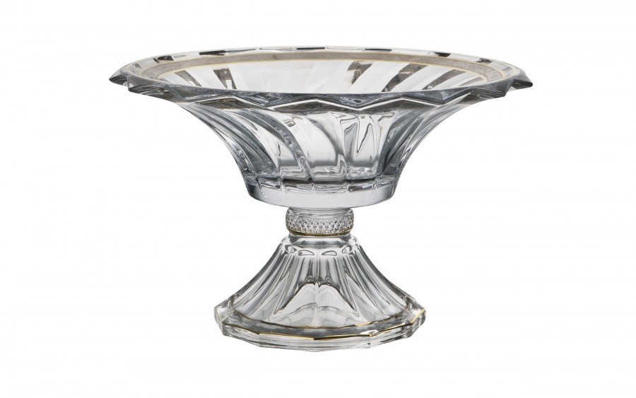 Misa kryształowa 30 cm na nodze Picadelli Royal Gold