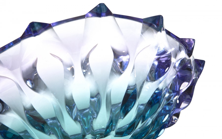 Misa kryształowa 35 cm na nodze Samba Gradient Bohemia