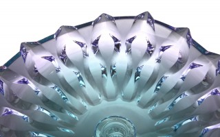 Misa kryształowa 35 cm na nodze Samba Gradient Bohemia