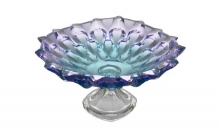 Misa kryształowa 35 cm na nodze Samba Gradient Bohemia