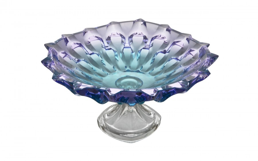 Misa kryształowa 35 cm na nodze Samba Gradient Bohemia