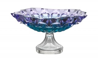 Misa kryształowa 35 cm na nodze Samba Gradient Bohemia