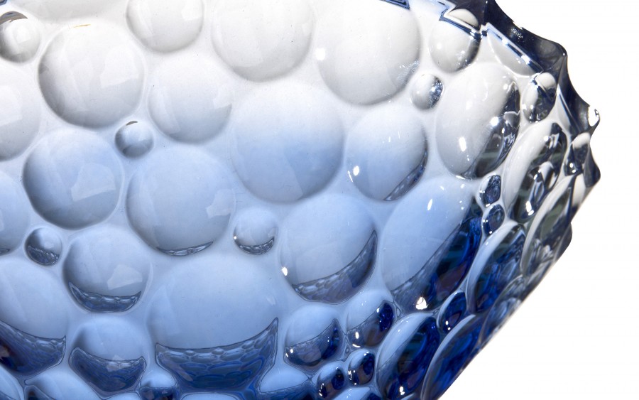 Misa kryształowa 30 cm Jihlava Lisboa Ombre Blue