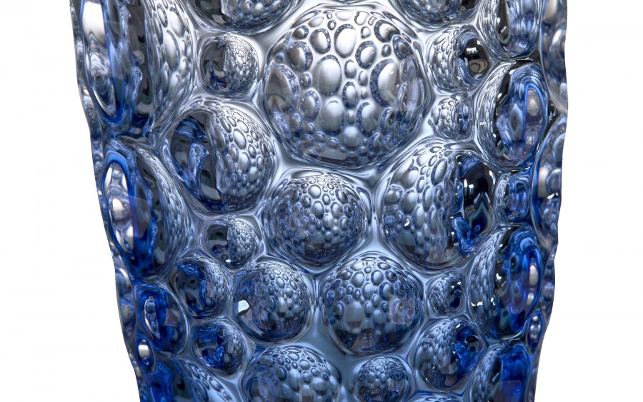 Wazon kryształowy 35 cm Jihlava Lisboa Ombre Blue