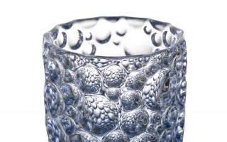 Wazon kryształowy 35 cm Jihlava Lisboa Ombre Blue