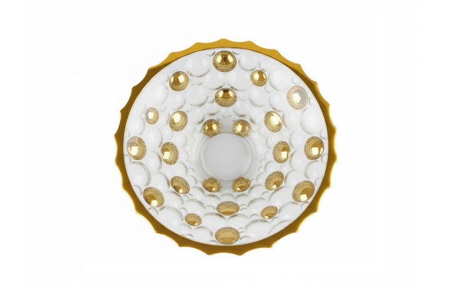 Misa kryształowa 30 cm Jihlava Lisboa Gold